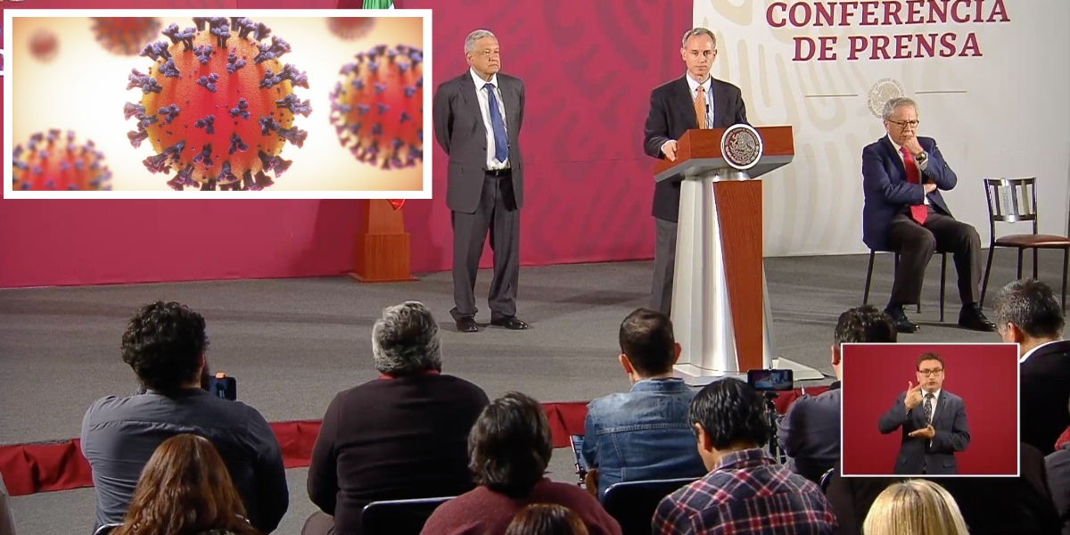 Confirman coronavirus en México