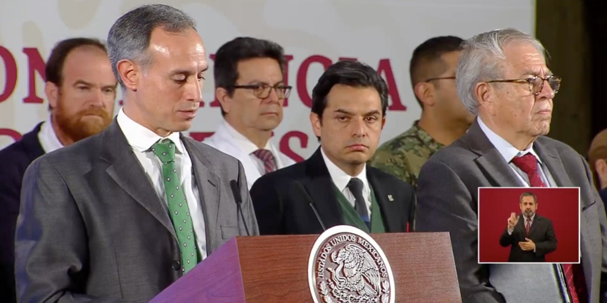 El subsecretario Hugo López Gatell anuncia el inicio de la fase 2 para contener el coronavirus