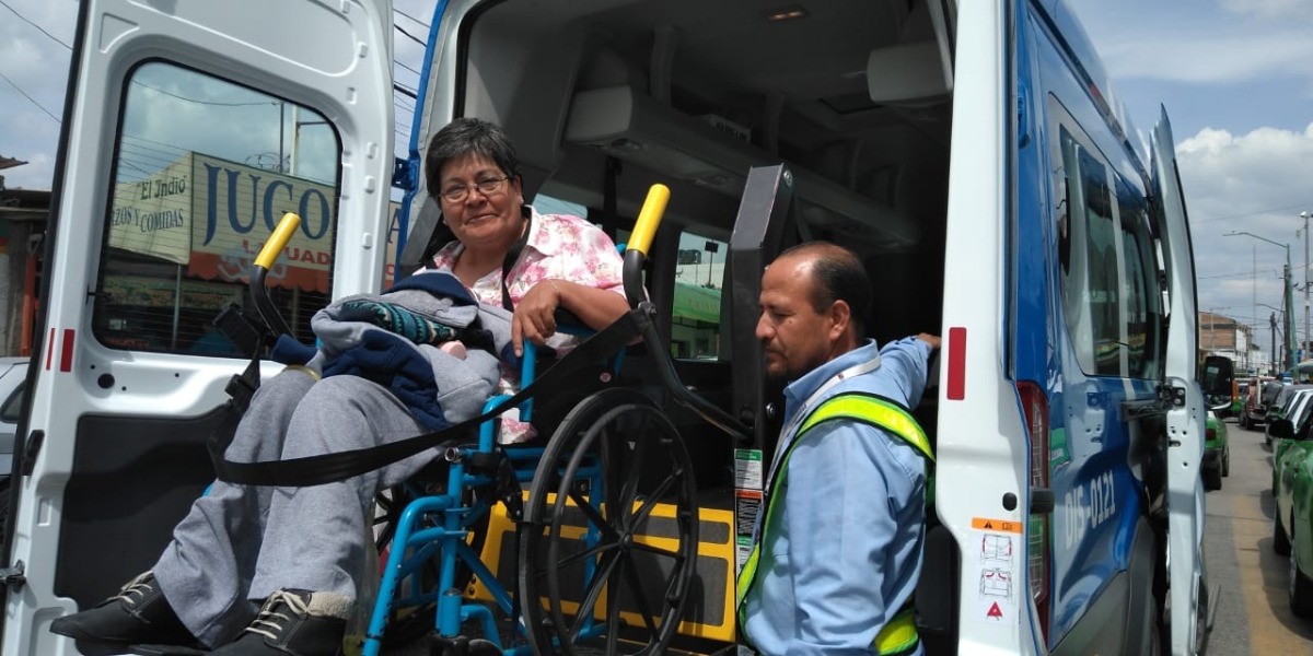 Por coronavirus suspenden transporte a personas con discapacidad