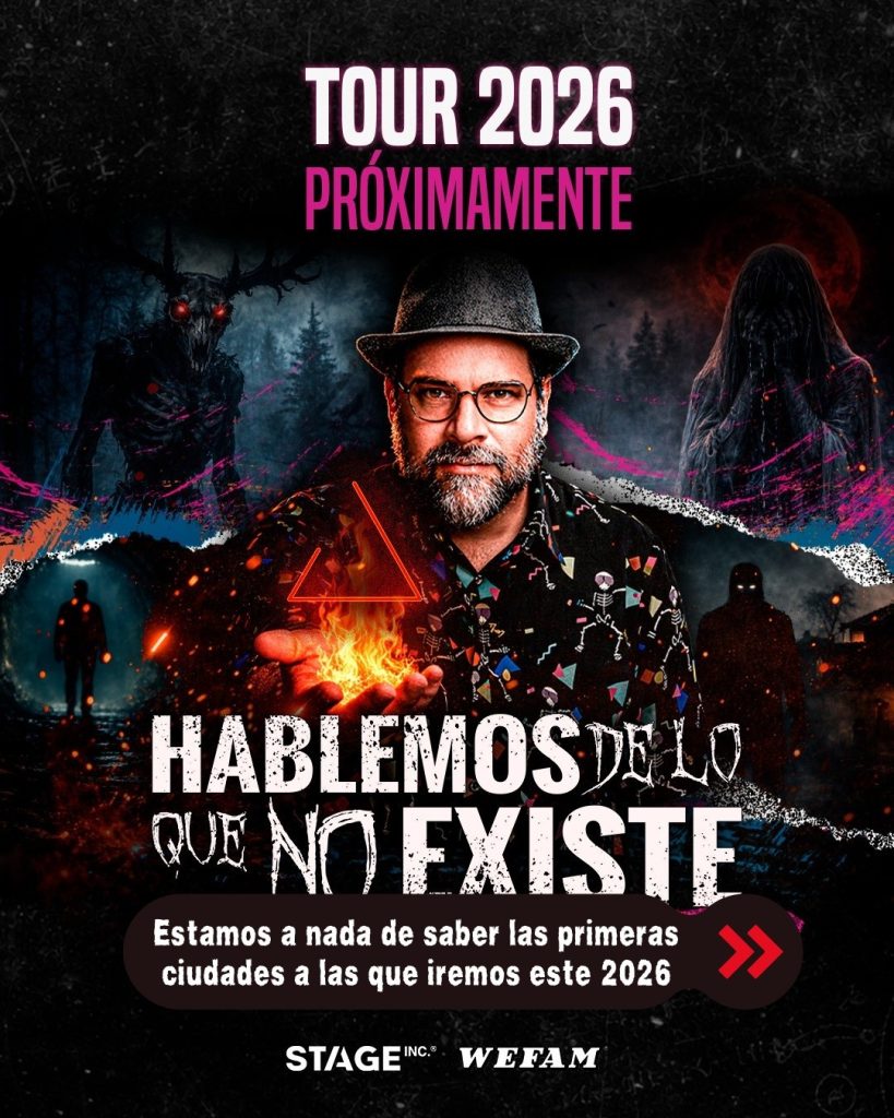 Cartel oficial de Hablemos de lo que no existe en León 2026