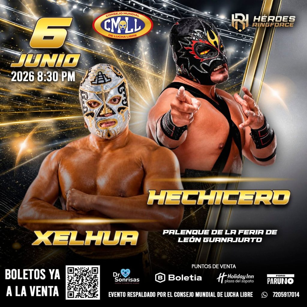 Cartel del Torneo Amazonas Héroes Ringforce en León 2026.