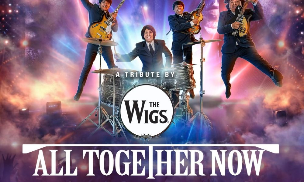 Cartel oficial de All Together Now, tributo a The Beatles en León.