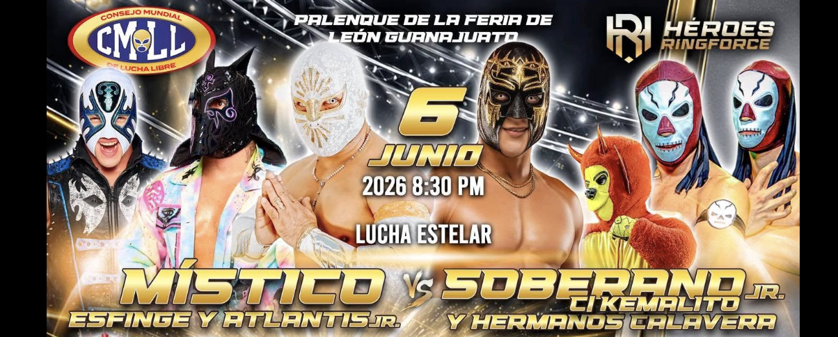 Imagen promocional del Torneo Amazonas con respaldo del CMLL.