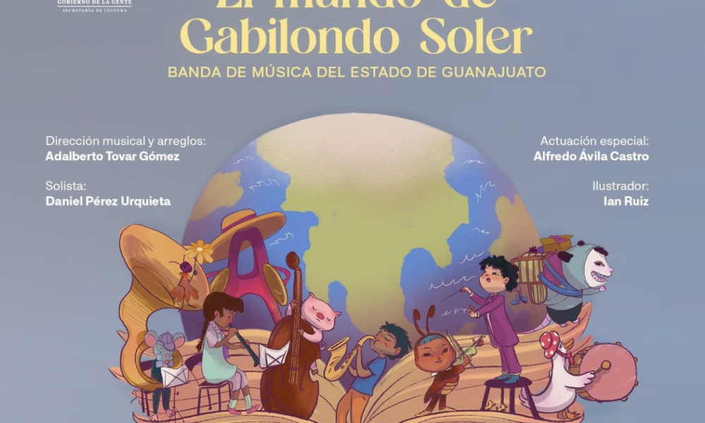 Banda de Música del Estado de Guanajuato interpreta canciones de Cri Cri