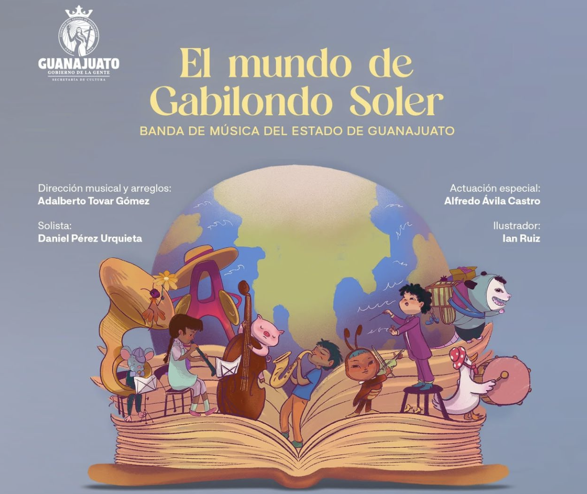 Banda de Música del Estado de Guanajuato interpreta canciones de Cri Cri