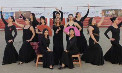 Presentación de flamenco en el Teatro Manuel Doblado