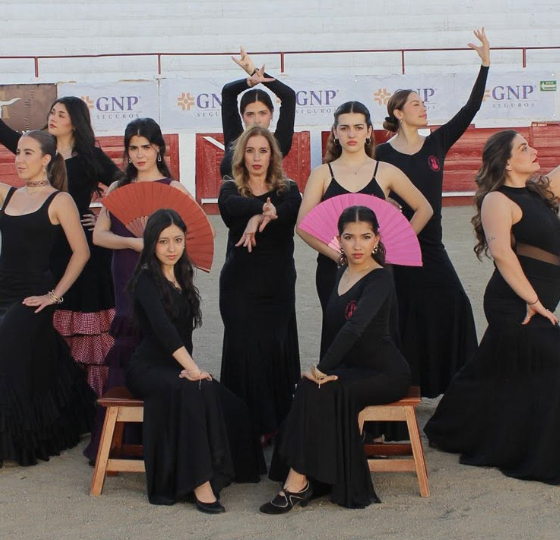 Presentación de flamenco en el Teatro Manuel Doblado