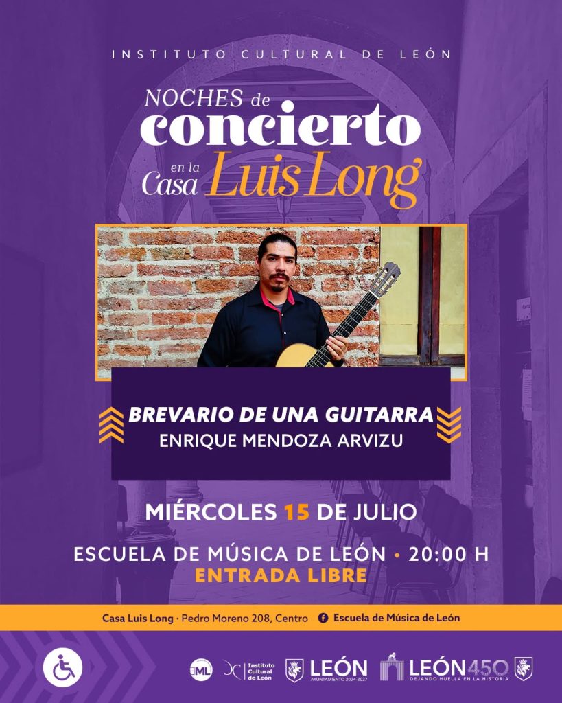 Enrique Mendoza Arvizu presentará Brevario de una guitarra en León