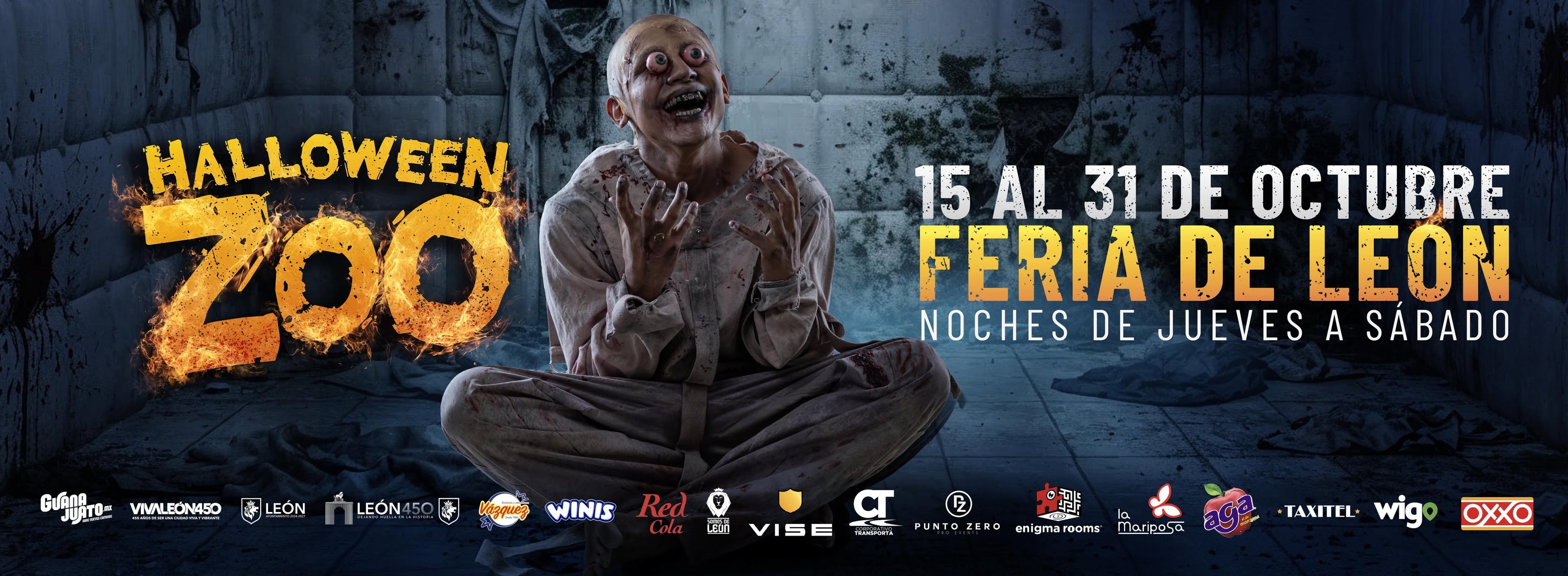 Evento de Halloween en la Feria Estatal de León