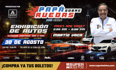 Cartel de Papá Sobre Ruedas BJX León 30 de agosto de 2026