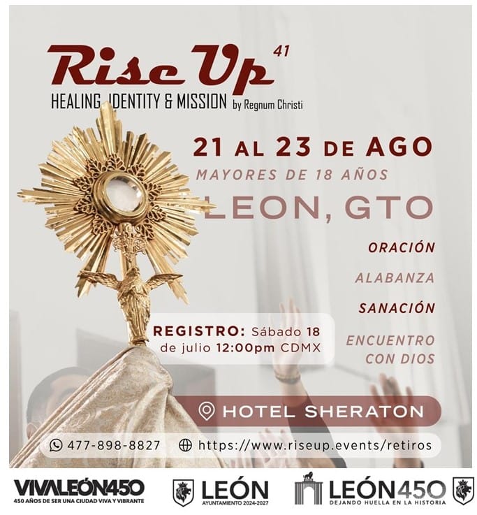 Rise Up 41 en León del 21 al 23 de agosto de 2026