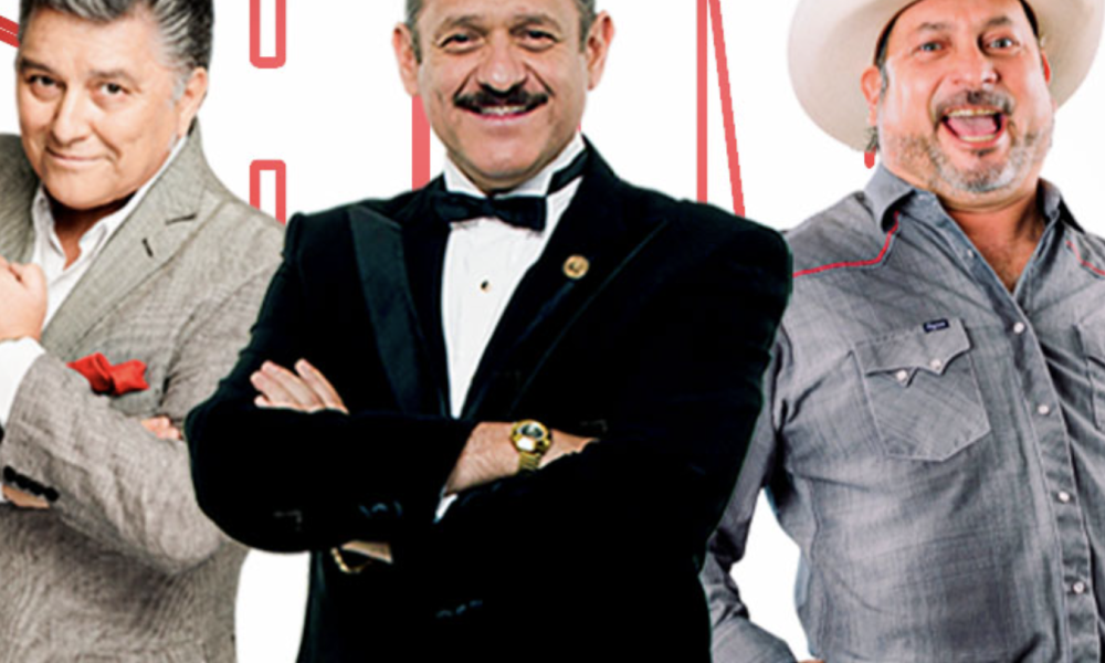 Teo González Rogelio Ramos y Hernán El Potro en el Teatro Manuel Doblado