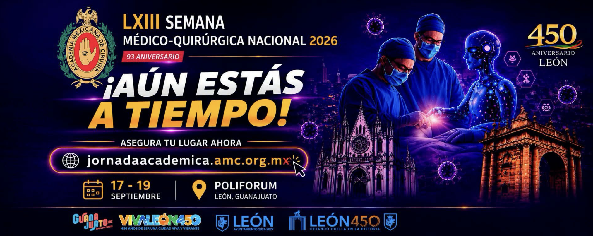 Semana Médico-Quirúrgica Nacional del 17 al 19 de septiembre en León
